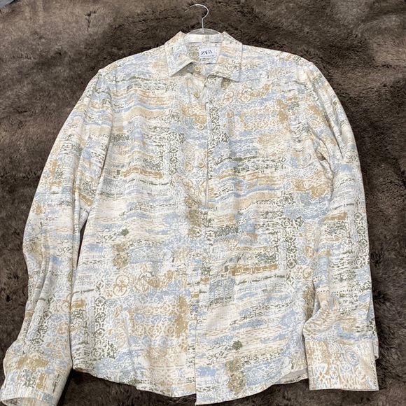 Zara mens button down shirt - Picture 1 of 2